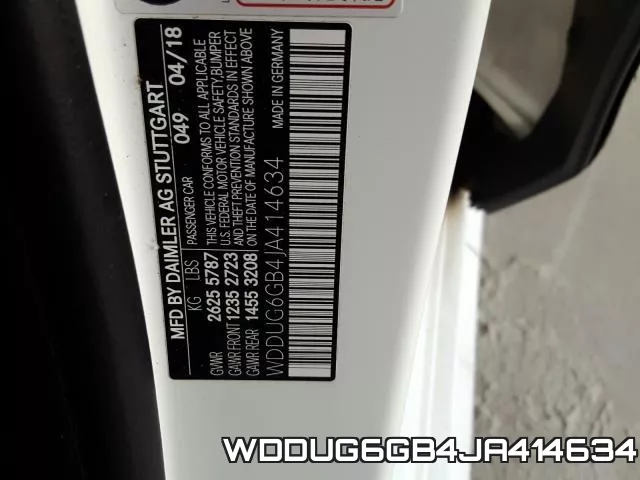 WDDUG6GB4JA414634 фото 2