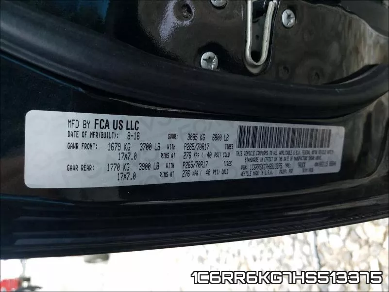1C6RR6KG7HS513375 фото 2