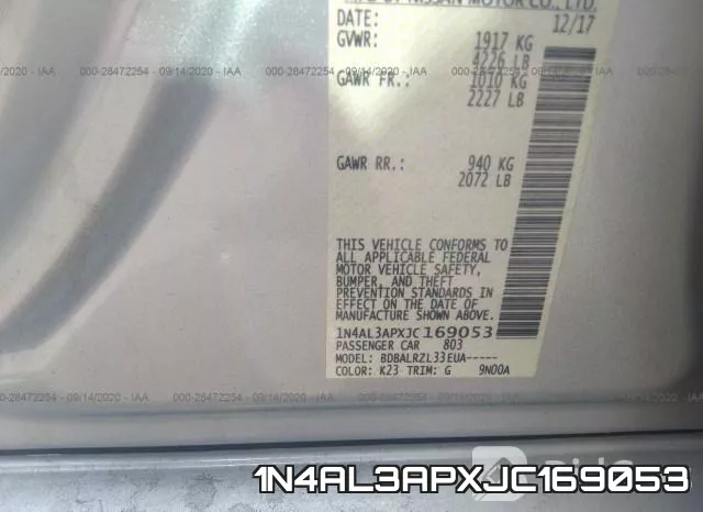 1N4AL3APXJC169053 фото 10