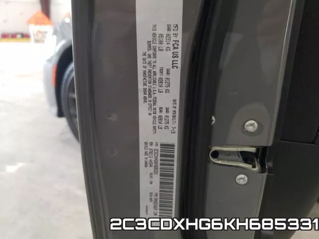 2C3CDXHG6KH685331 фото 2