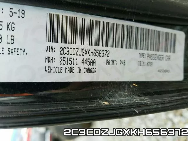 2C3CDZJGXKH656372 фото 2
