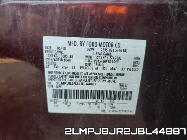 2LMPJ8JR2JBL44887 фото 2