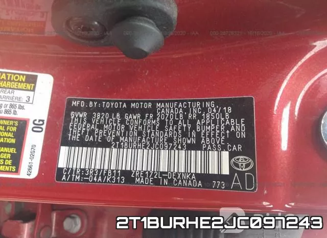 2T1BURHE2JC097243 фото 10