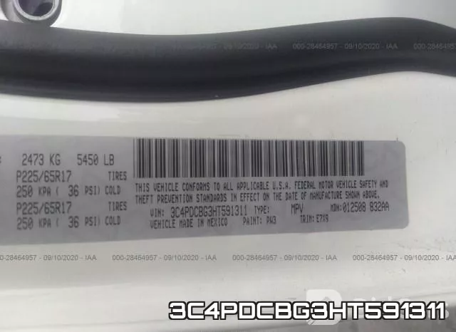3C4PDCBG3HT591311 фото 9