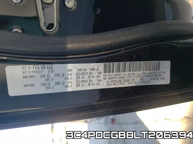3C4PDCGB8LT206394 фото 2