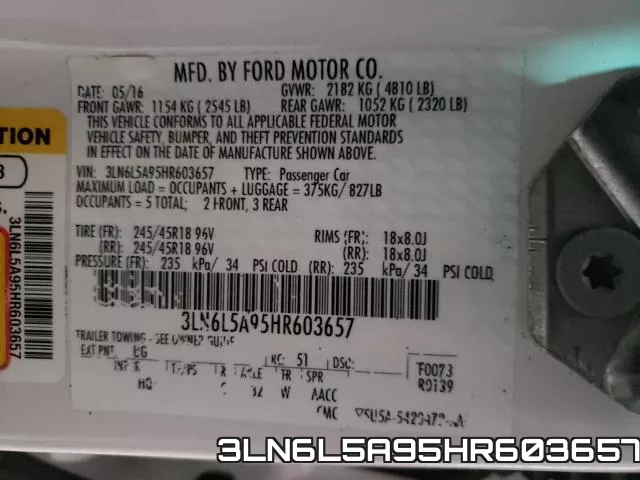 3LN6L5A95HR603657 фото 2