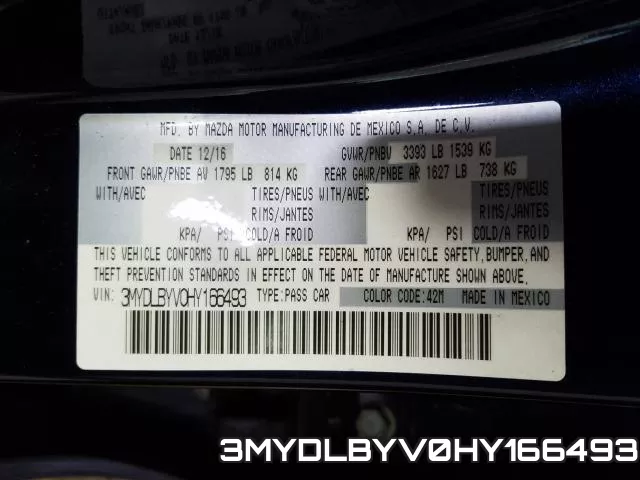 3MYDLBYV0HY166493 фото 2