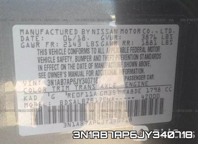 3N1AB7AP6JY340718 фото 10