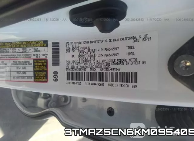 3TMAZ5CN6KM095405 фото 9
