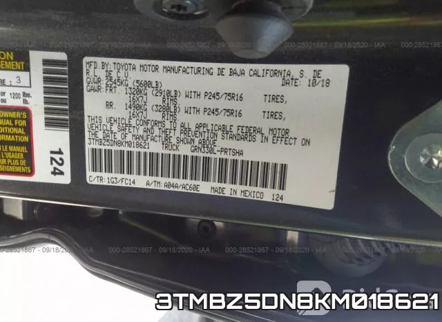 3TMBZ5DN8KM018621 фото 10