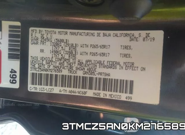 3TMCZ5AN0KM276589 фото 10