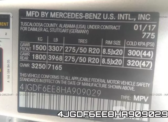 4JGDF6EE8HA909029 фото 10
