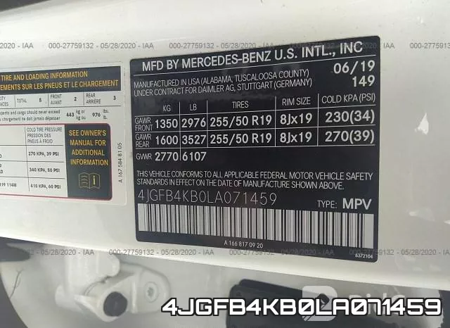 4JGFB4KB0LA071459 фото 10