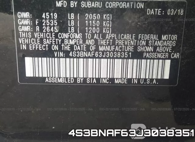 4S3BNAF63J3038351 фото 10