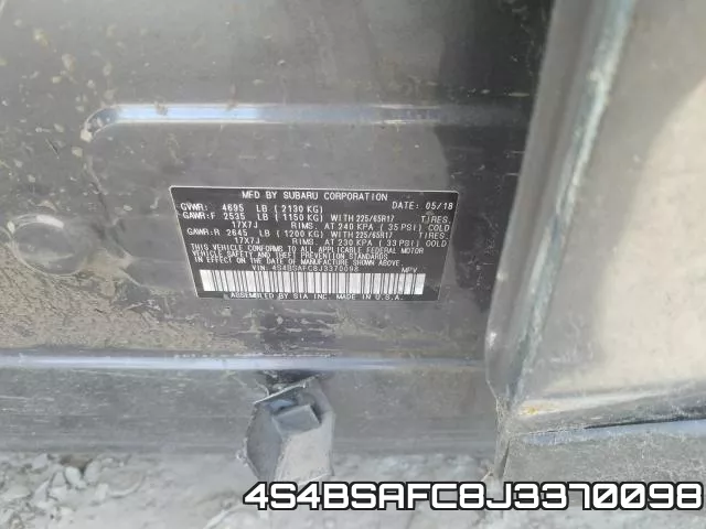 4S4BSAFC8J3370098 фото 2
