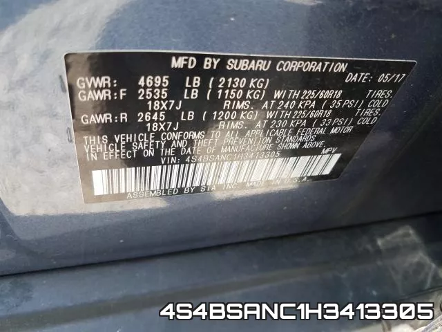 4S4BSANC1H3413305 фото 2