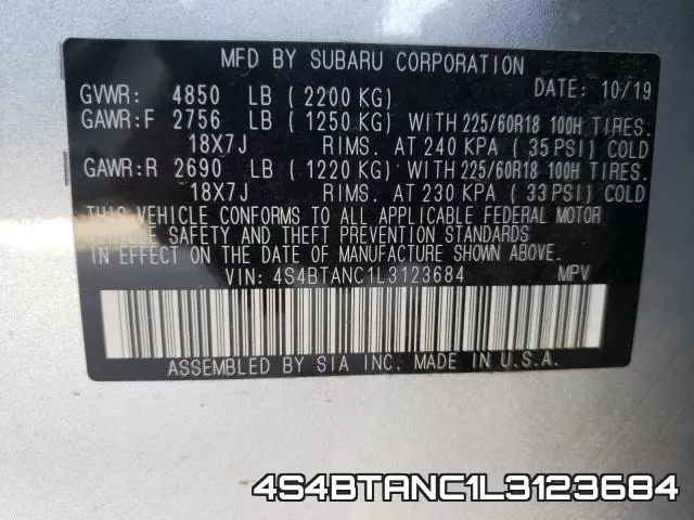 4S4BTANC1L3123684 фото 2