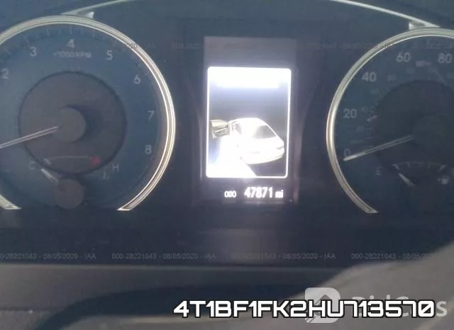 4T1BF1FK2HU713570 фото 8