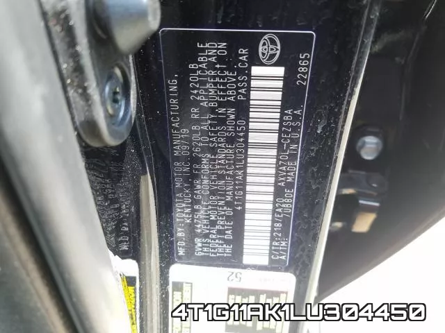 4T1G11AK1LU304450 фото 2