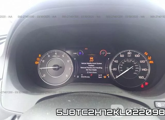 5J8TC2H72KL022098 фото 8