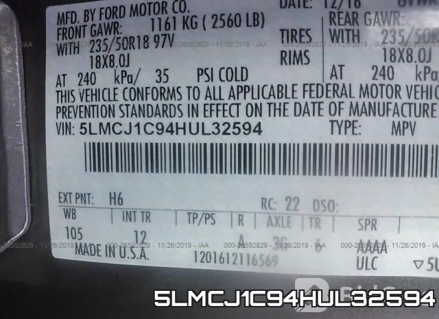 5LMCJ1C94HUL32594 фото 10