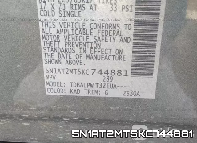 5N1AT2MT5KC744881 фото 10