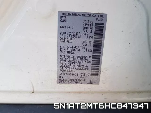 5N1AT2MT6HC847347 фото 2