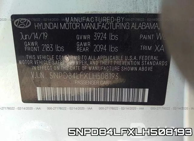 5NPD84LFXLH508193 фото 9