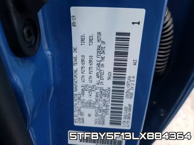5TFBY5F13LX884364 фото 2