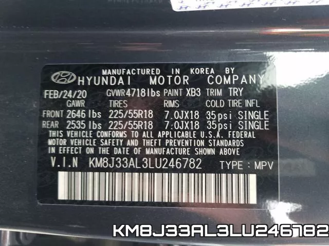 KM8J33AL3LU246782 фото 2