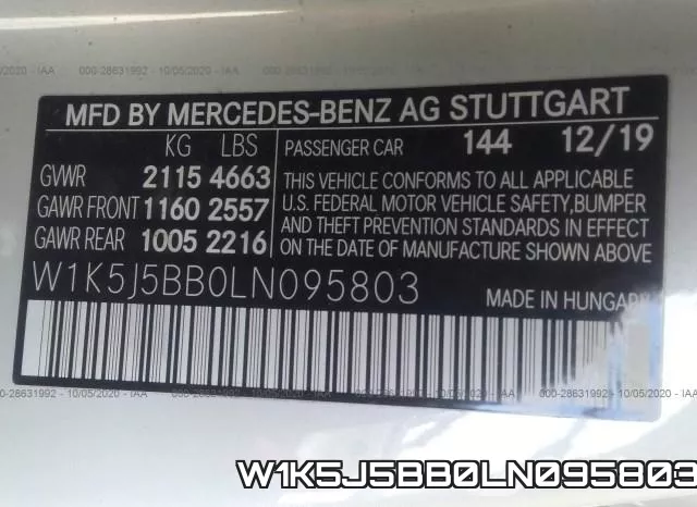 W1K5J5BB0LN095803 фото 10