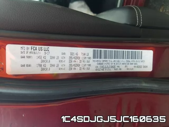 1C4SDJGJ5JC160635 фото 2