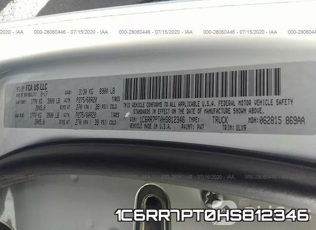 1C6RR7PT0HS812346 фото 10