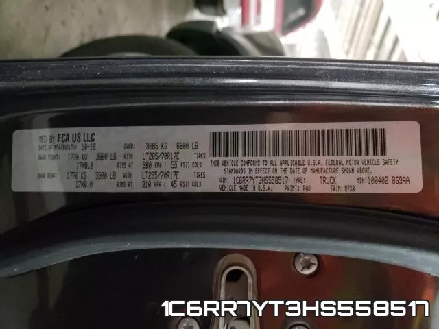 1C6RR7YT3HS558517 фото 2
