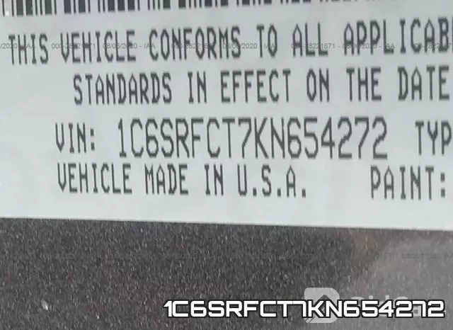 1C6SRFCT7KN654272 фото 9