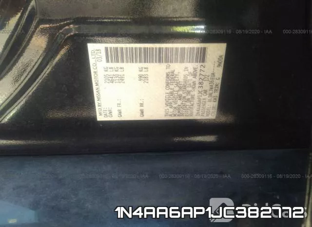 1N4AA6AP1JC382772 фото 10
