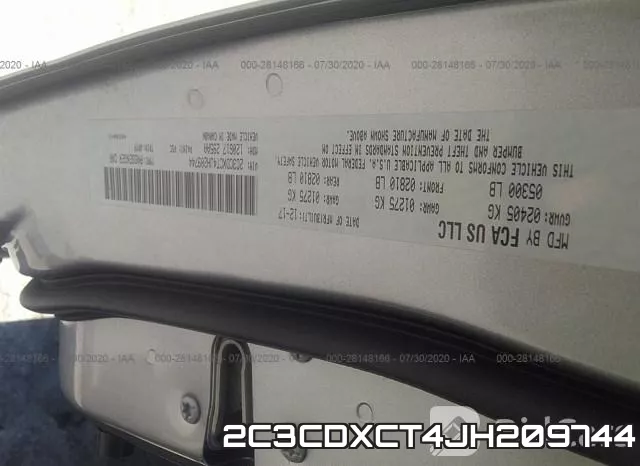 2C3CDXCT4JH209744 фото 10