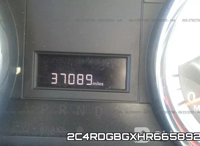 2C4RDGBGXHR665892 фото 8