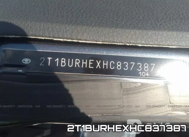 2T1BURHEXHC837387 фото 10