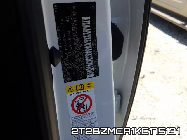 2T2BZMCA1KC175131 фото 2