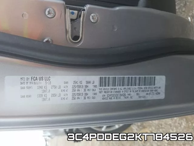 3C4PDDEG2KT784526 фото 2