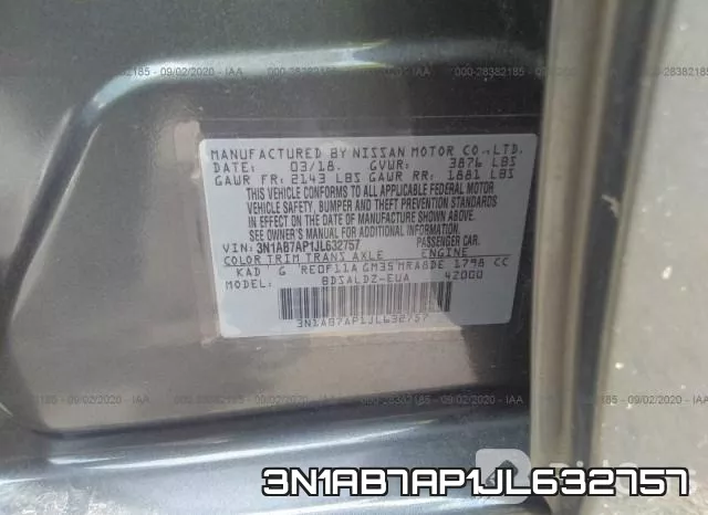 3N1AB7AP1JL632757 фото 10