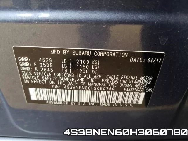 4S3BNEN60H3060780 фото 2