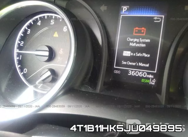 4T1B11HK5JU049895 фото 8