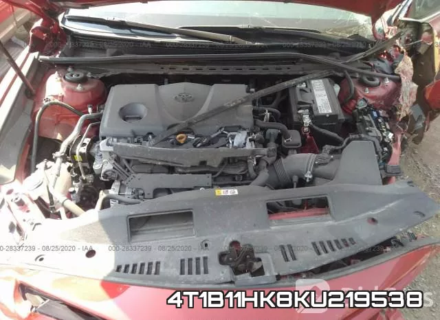 4T1B11HK8KU219538 фото 2