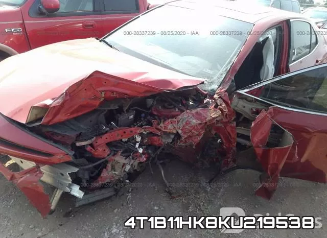 4T1B11HK8KU219538 фото 7