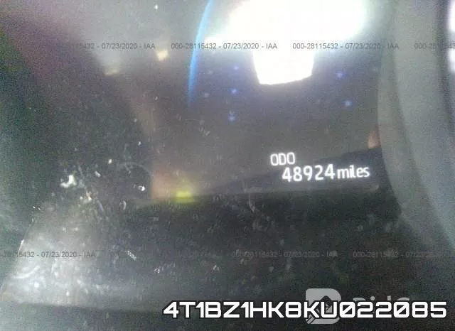 4T1BZ1HK8KU022085 фото 8