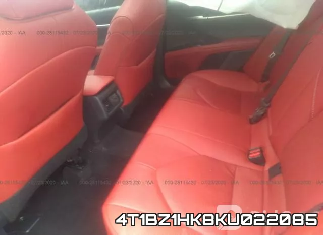 4T1BZ1HK8KU022085 фото 9