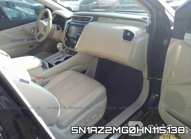 5N1AZ2MG0HN115138 фото 6