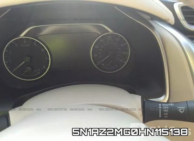 5N1AZ2MG0HN115138 фото 8